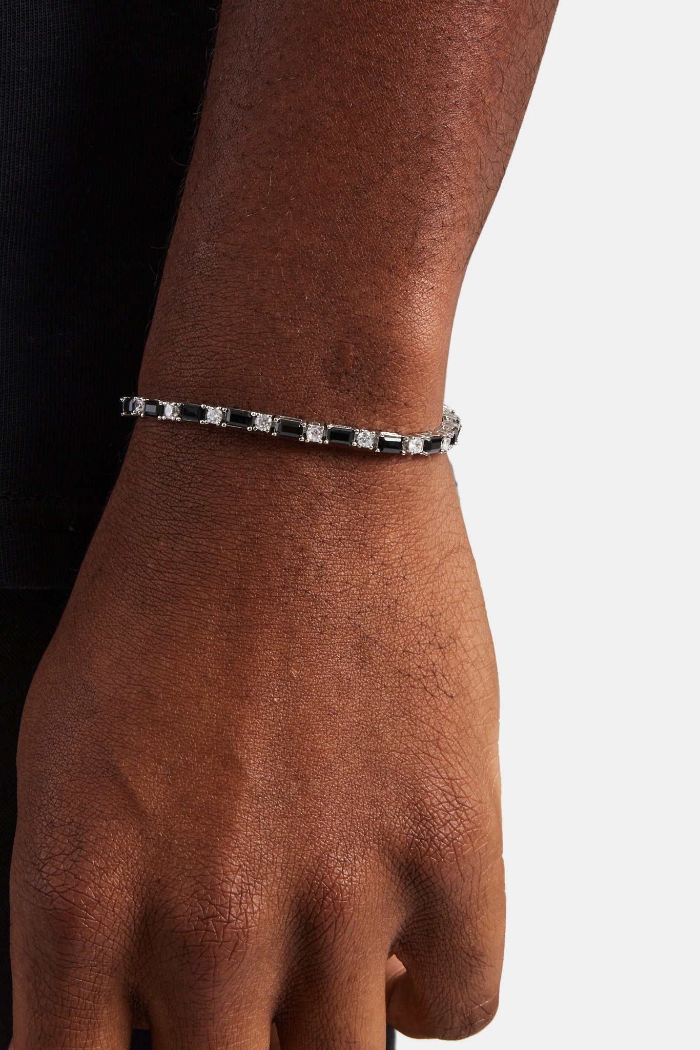 Tennisarmband - Schwarz & Weiß